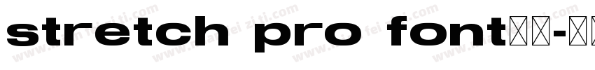 stretch pro font字体字体转换